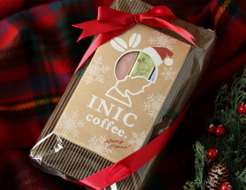 イニックコーヒーのシュトーレンとコーヒーのクリスマスギフト