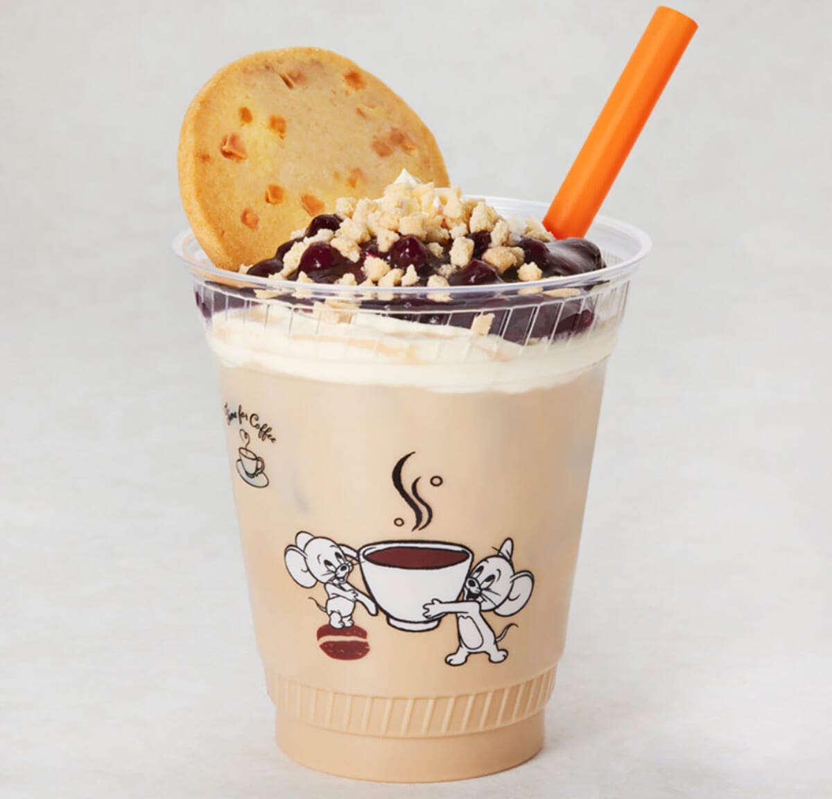 タリーズが「トムとジェリー」とコラボレーションしたドリンク2種を発売