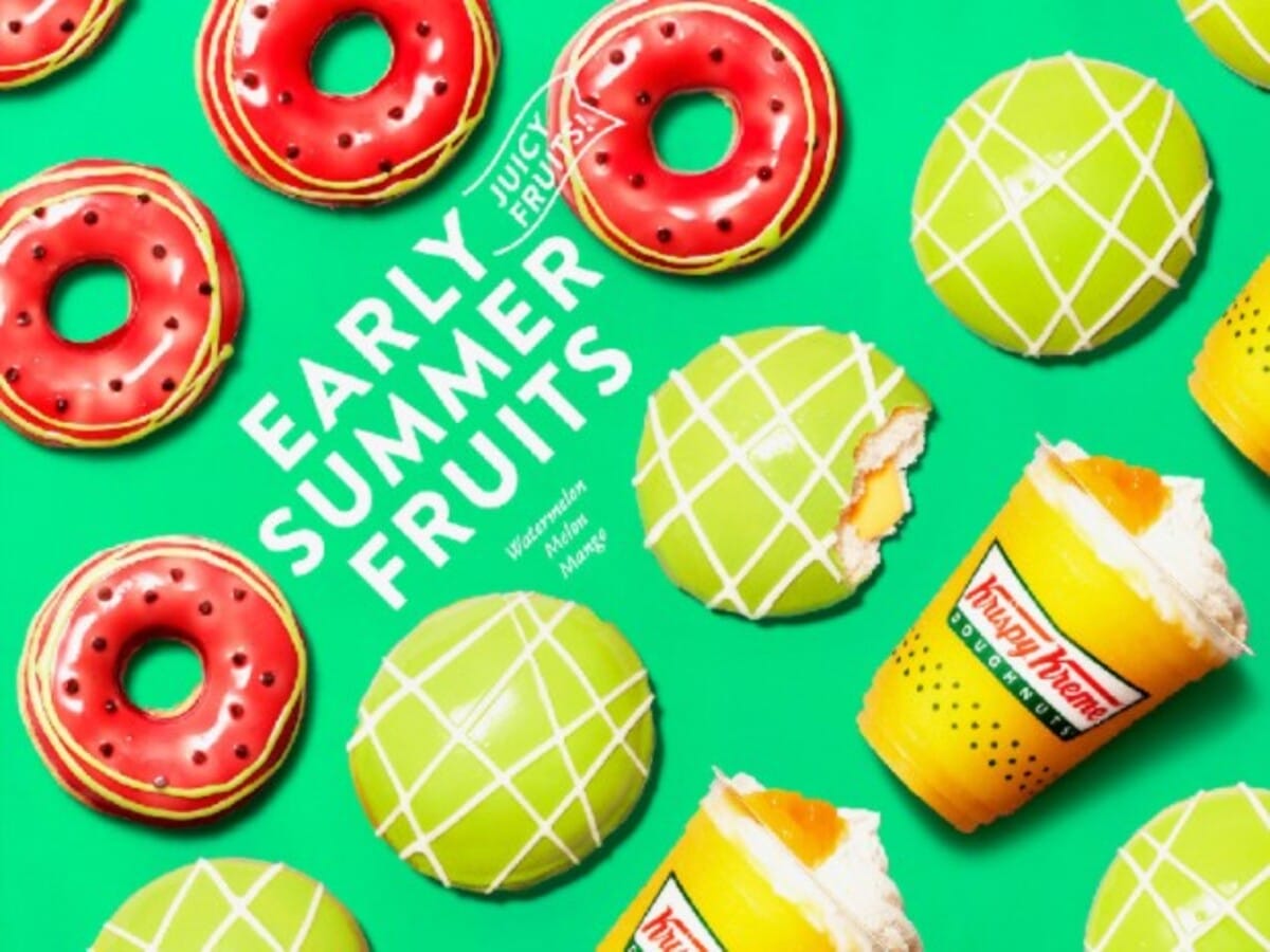 夏を先取り!クリスピークリームドーナツから初夏限定ドーナツが登場!