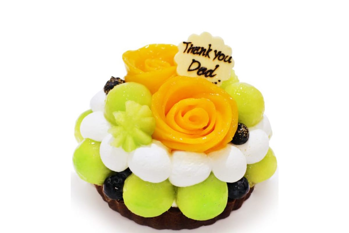 マンゴーで作った花束を。カフェコムサが父の日限定ケーキの予約をスタート