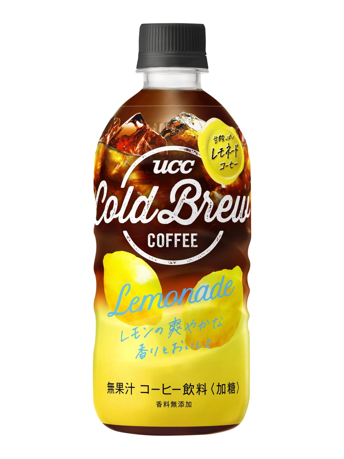 アレンジコーヒーとして楽しみたい「UCC COLD BREW レモネード PET500ml」