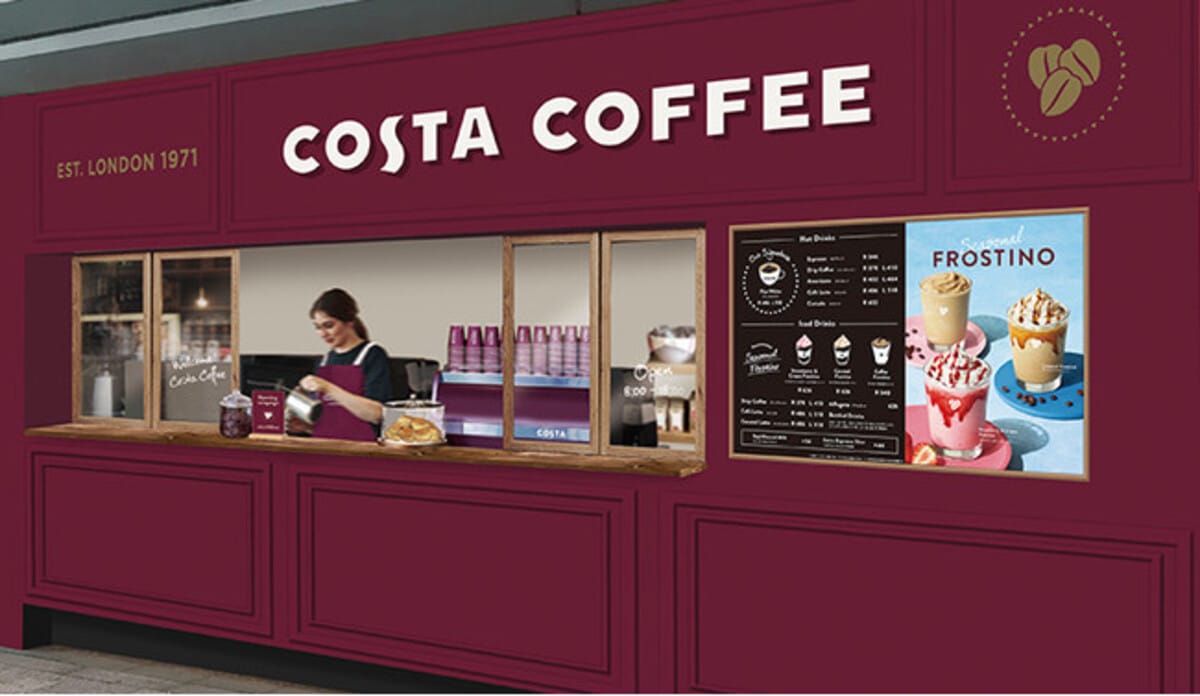 ヨーロッパNo.1カフェブランド「コスタコーヒー」のテイクアウト専門店オープン
