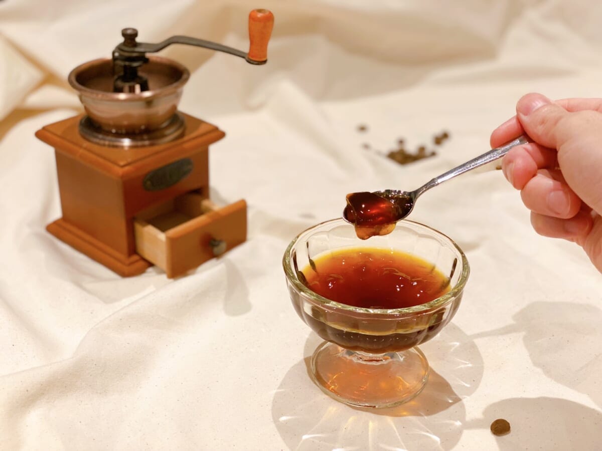 スペシャルティコーヒーを使用した特別なコーヒーゼリー登場