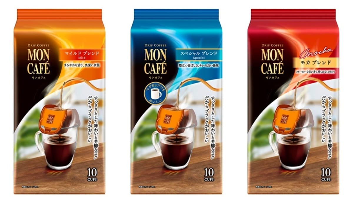 独自構造「カップ オン ドリッパー」のモンカフェ、パッケージ全面リニューアル