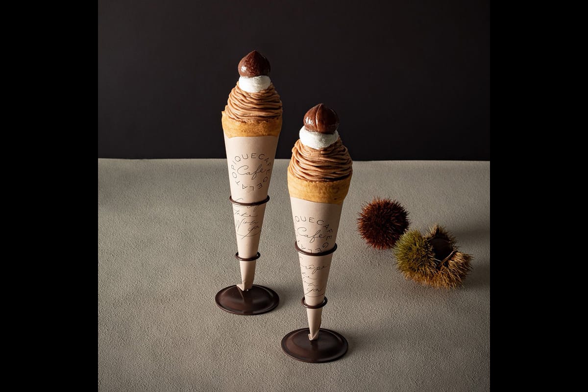 大きな栗をトッピング！ジェラート ピケ カフェで、秋限定スイーツを楽しもう