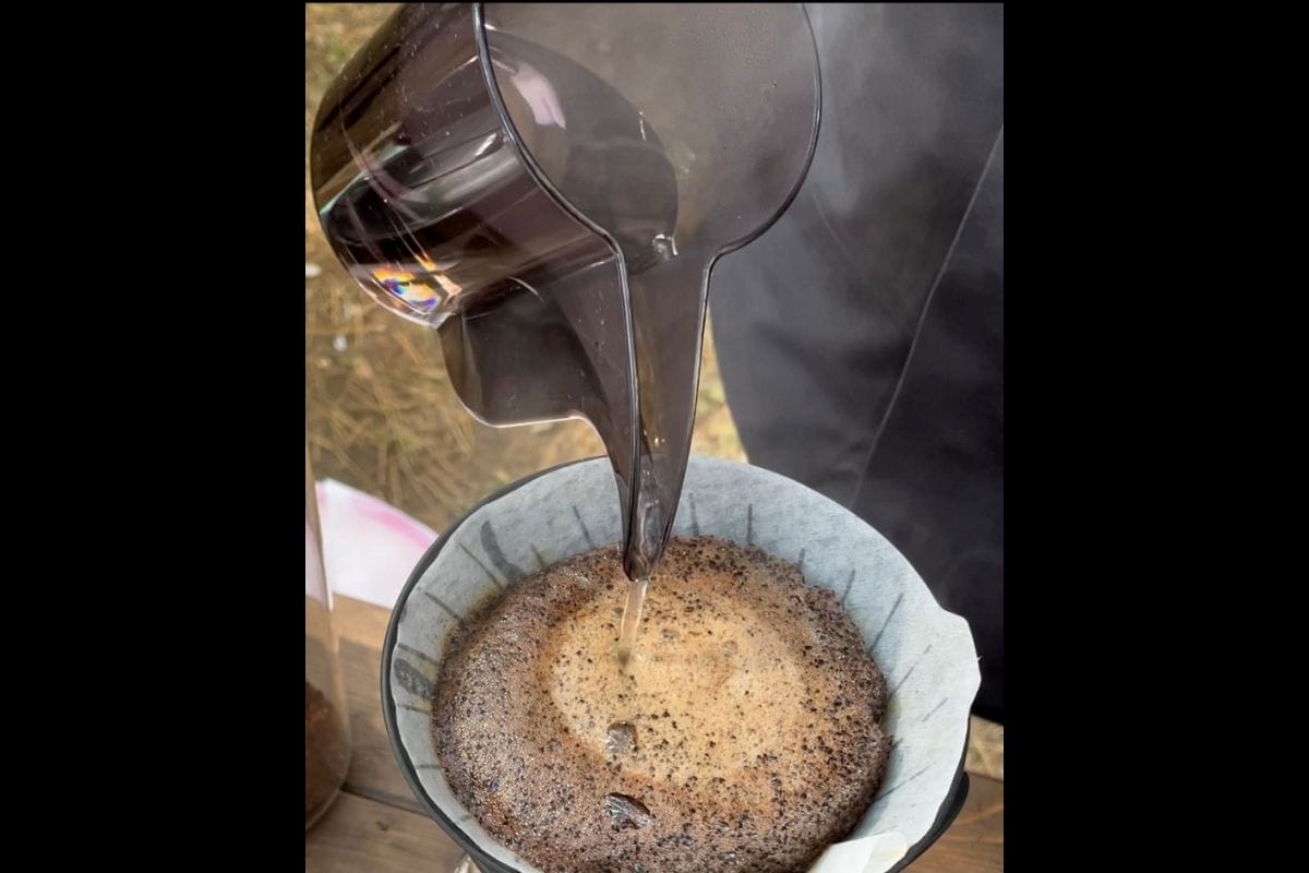 Zebrang 計量ドリップポット使用イメージ