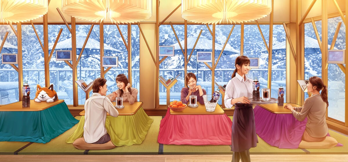 ネスレ冬の新定番「ネスカフェ こたつカフェ」期間限定オープン