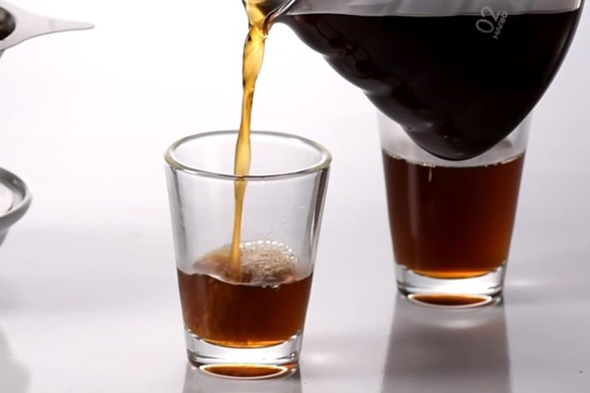 コーヒーの色が確認できる透明グラスがおすすめ！