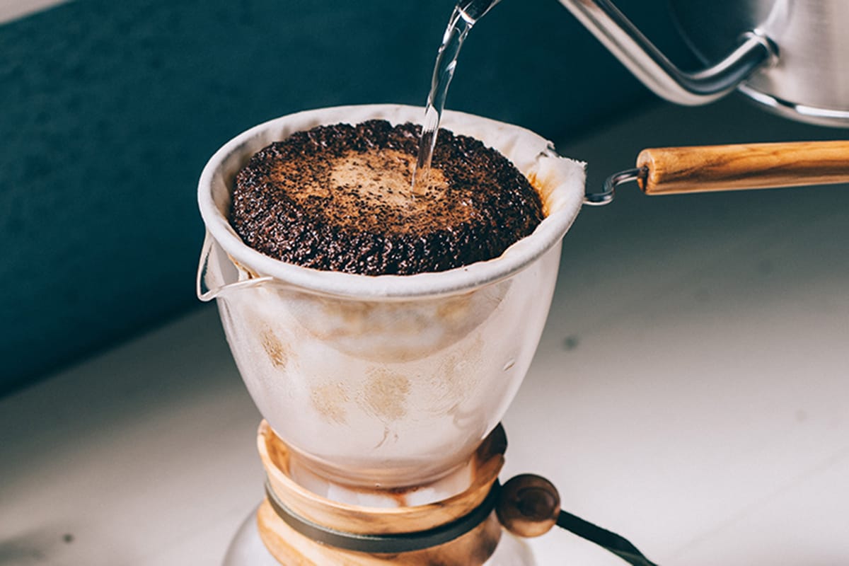 コーヒー粉の適量