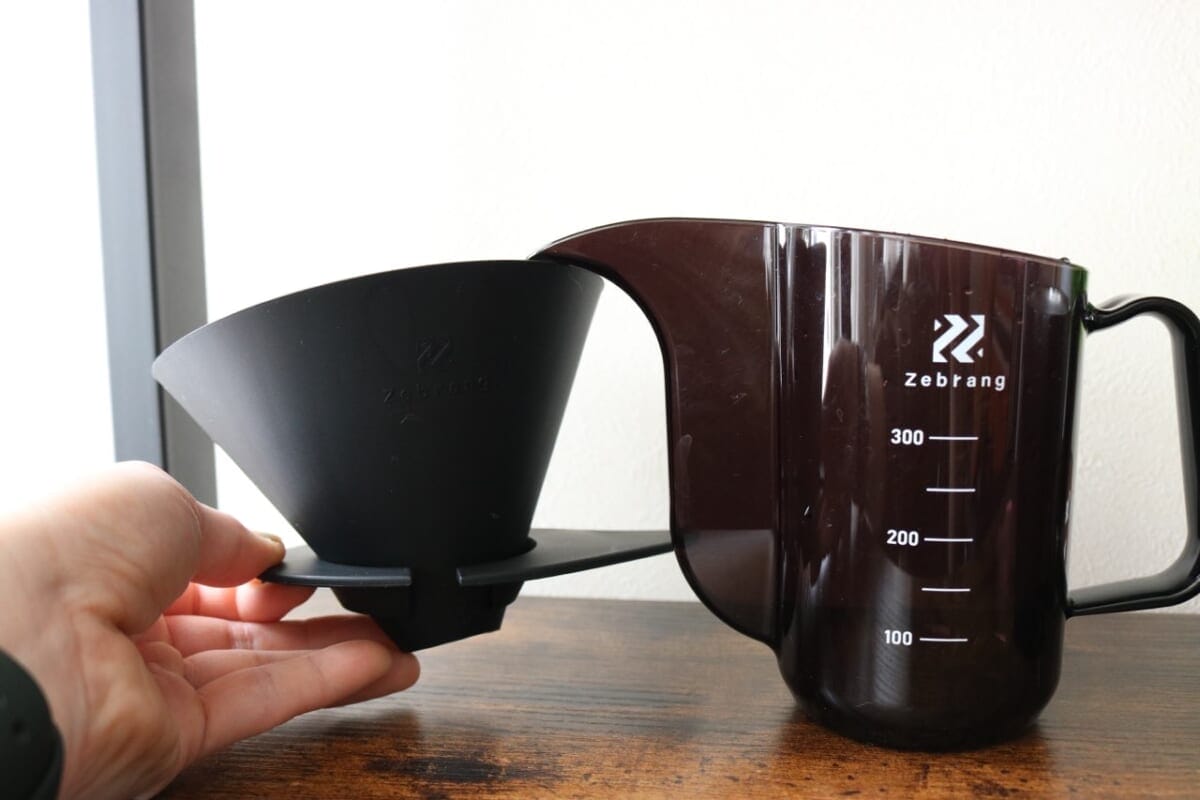 columimg2202212 | コーヒーステーション ZebrangゼブランV60フラットドリッパーと計量ドリップポット