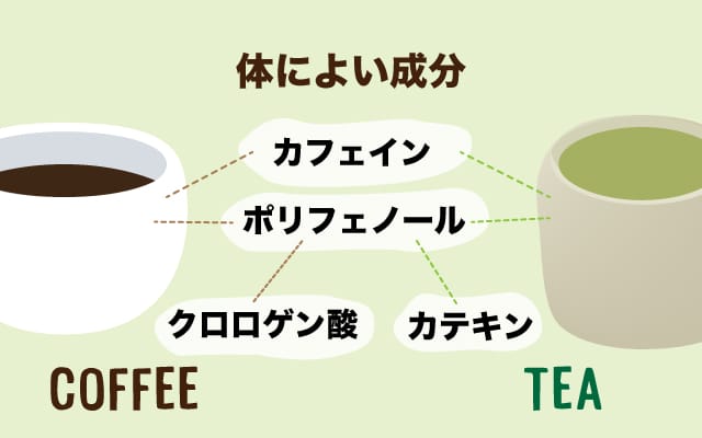 コーヒー vs. お茶、違いと共通点を考察してみた | コーヒーステーション