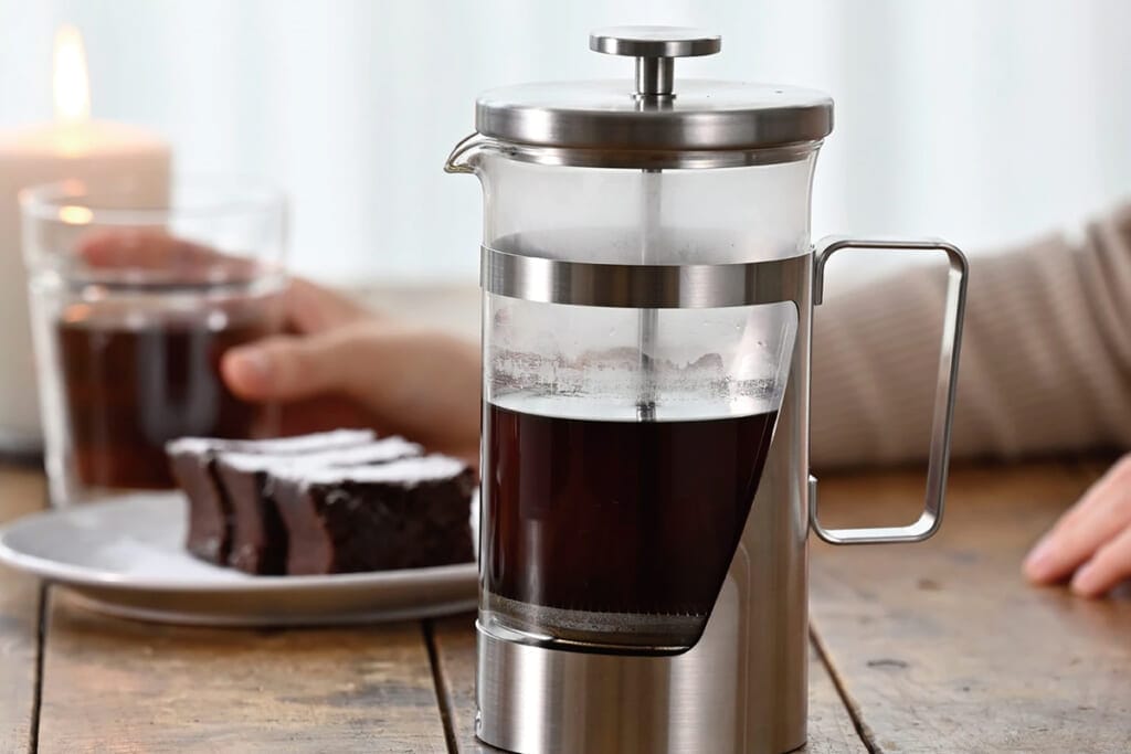 プレスで淹れるアイスコーヒー