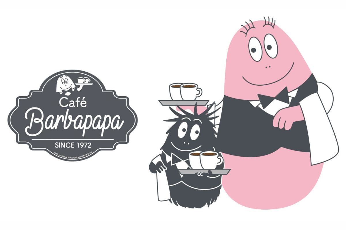 テーマはバーバパパ故郷のフランス「フランスのカフェ」