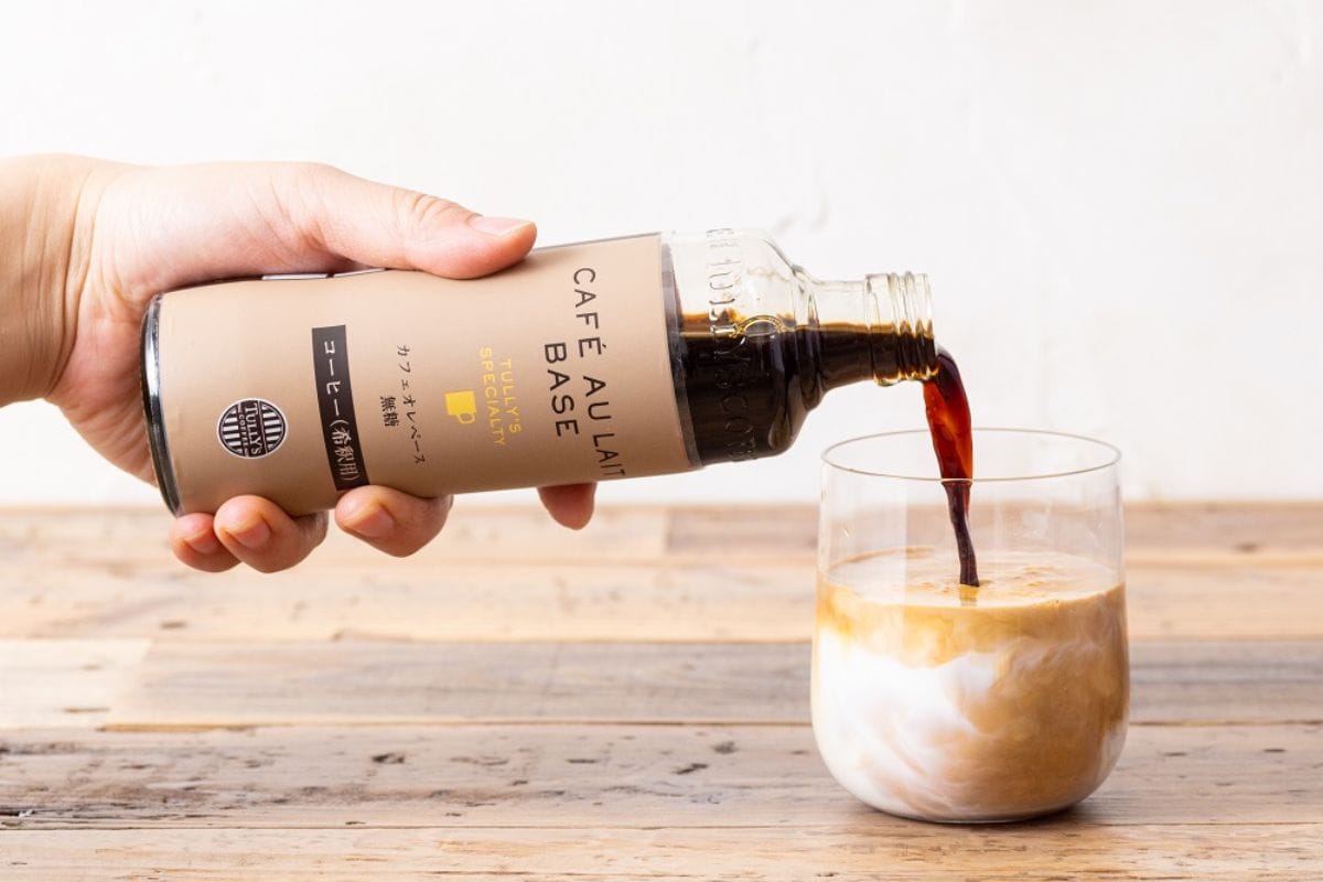 タリーズから夏にぴったり・ホットもアイスも割るだけ簡単なカフェオレベースが発売