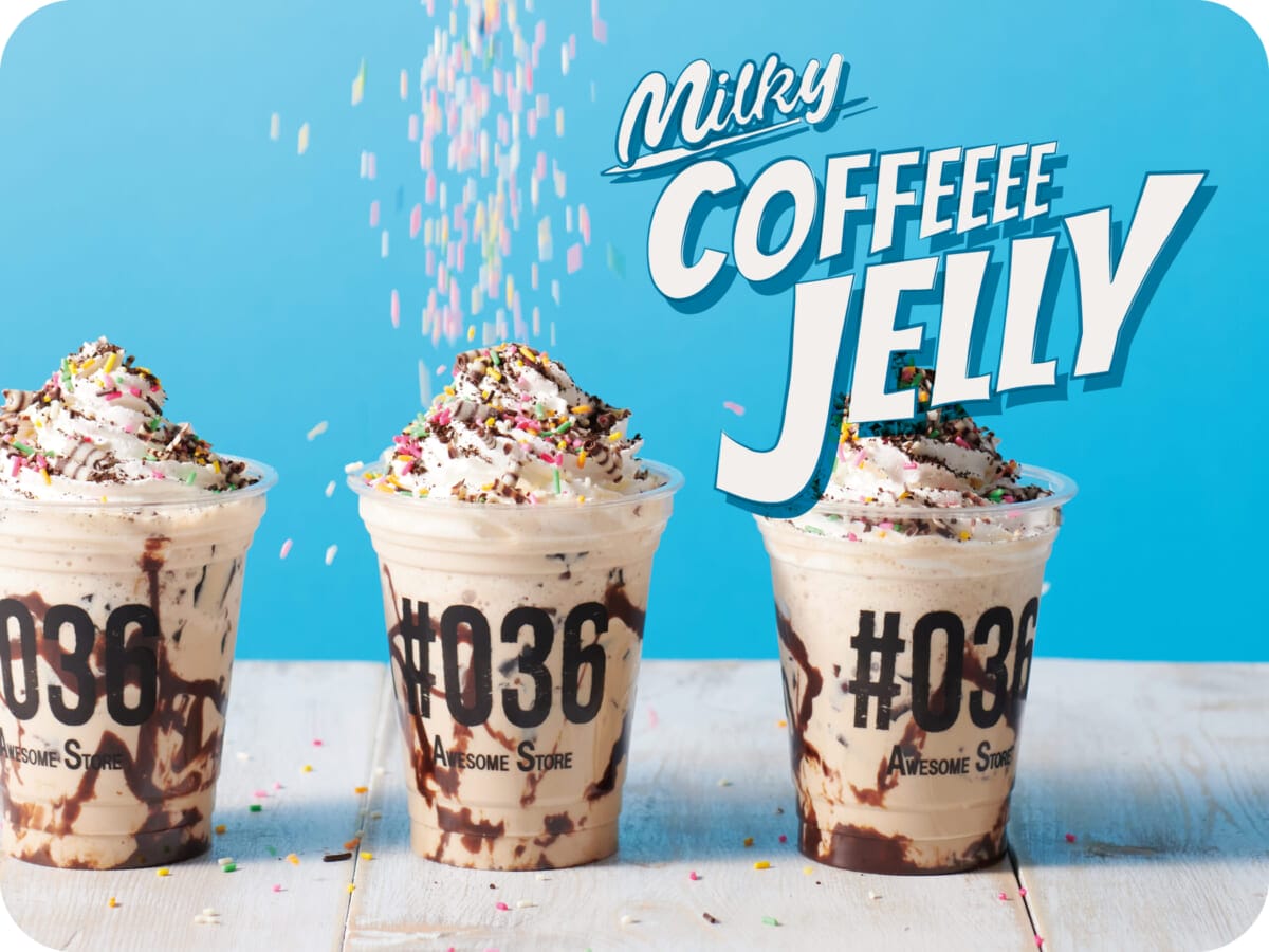 オーサムストア&カフェ池袋のコーヒーゼリーシェイク発売