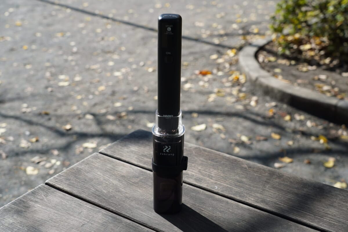 アウトドア用電動コーヒーミルにおすすめモバイルミルスティック