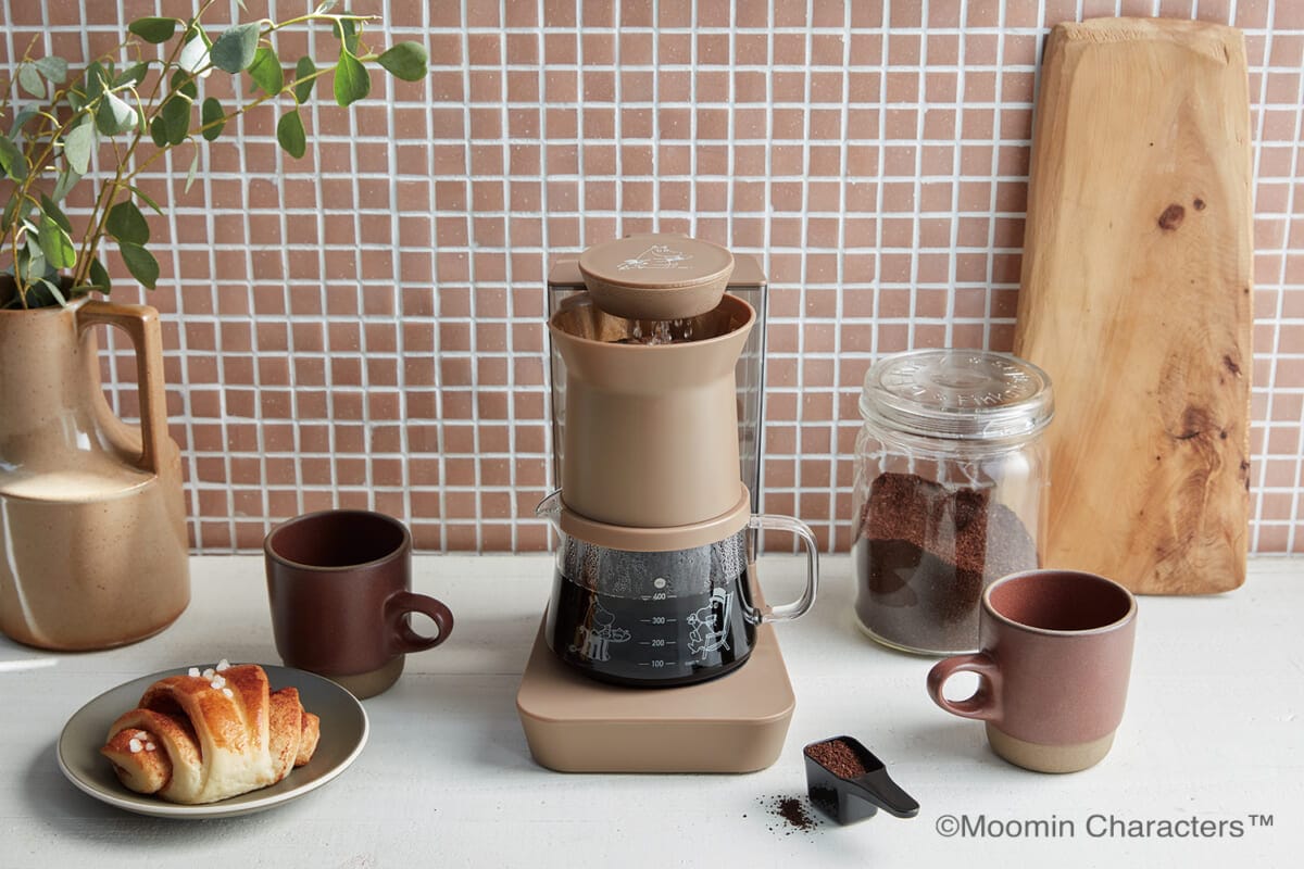 コーヒーカラーが可愛いムーミンのコーヒーメーカーが新発売