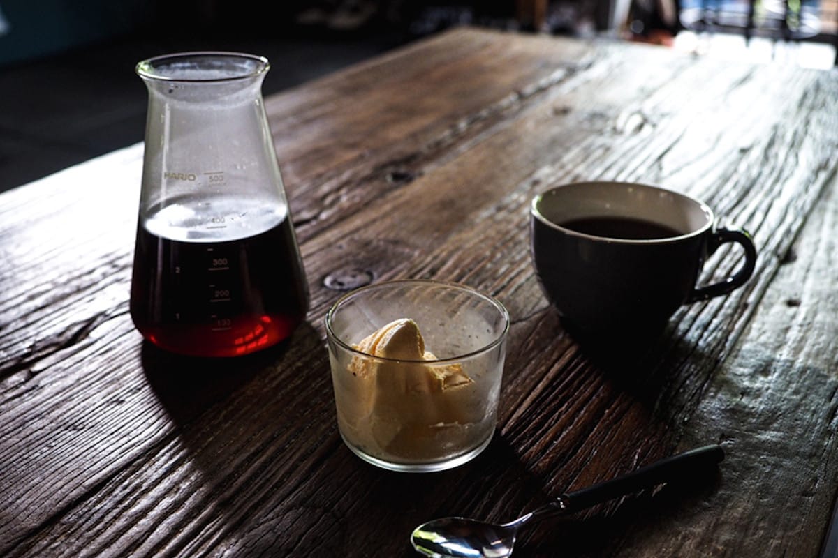 | コーヒーステーション アイスクリームとコーヒー