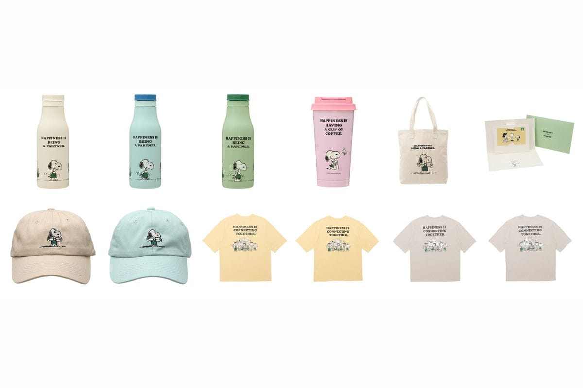 スターバックス×スヌーピー「PEANUTS」第一弾コラボアイテム