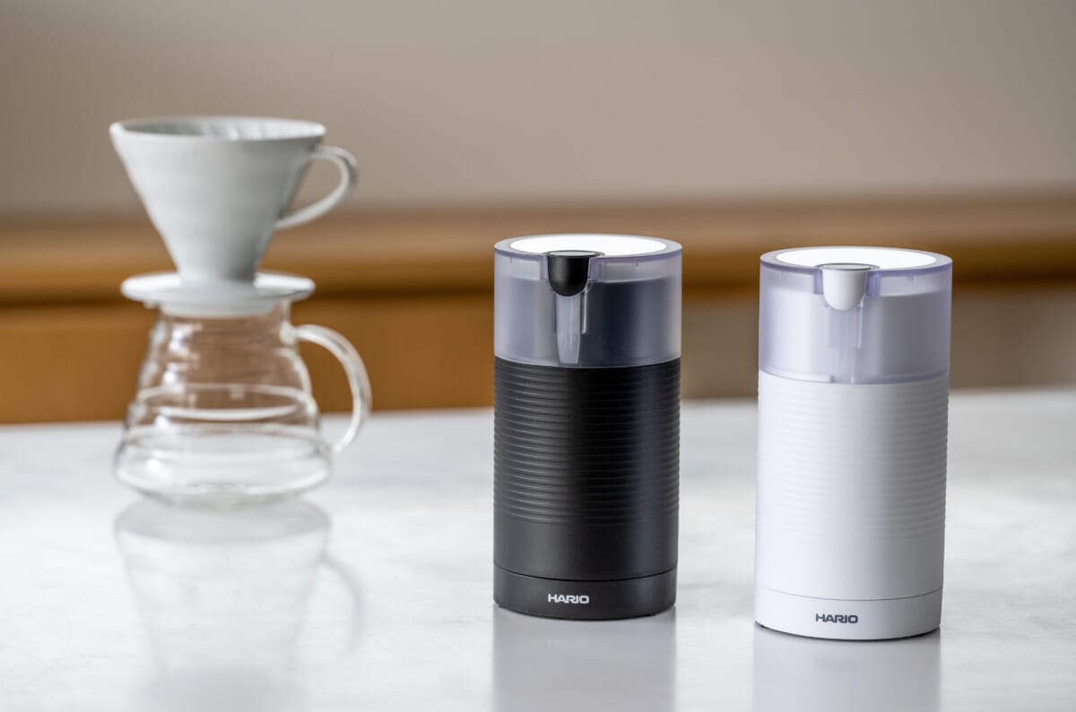 お手入れ簡単!HARIOプロペラ式電動ミル「電動コーヒーミル・スイッチ」発売