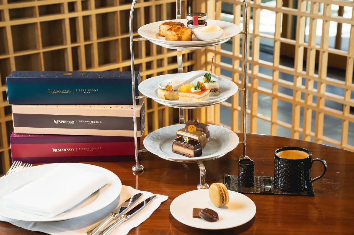 ネスプレッソ×ピエールエルメパリコラボレーション アフタヌーンティー