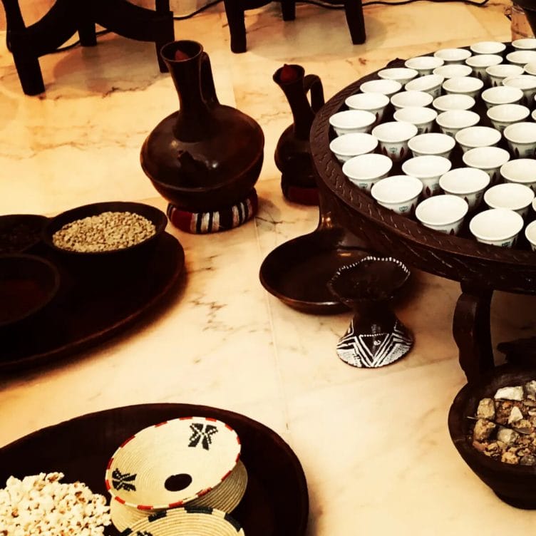 230116sz1 | コーヒーステーション エチオピアのコーヒーセレモニー