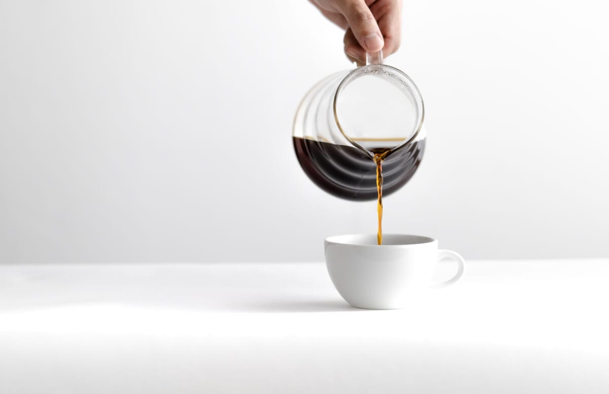 Drip coffeeDrip kettleBlack coffee make a coffee White scene | コーヒーステーション