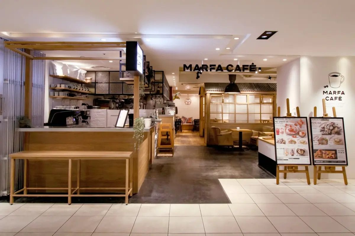 MARFA CAFE 店内