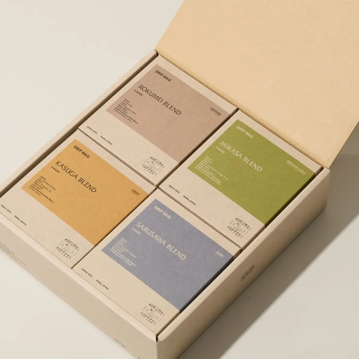 ドリップバッグコーヒーのギフトボックス