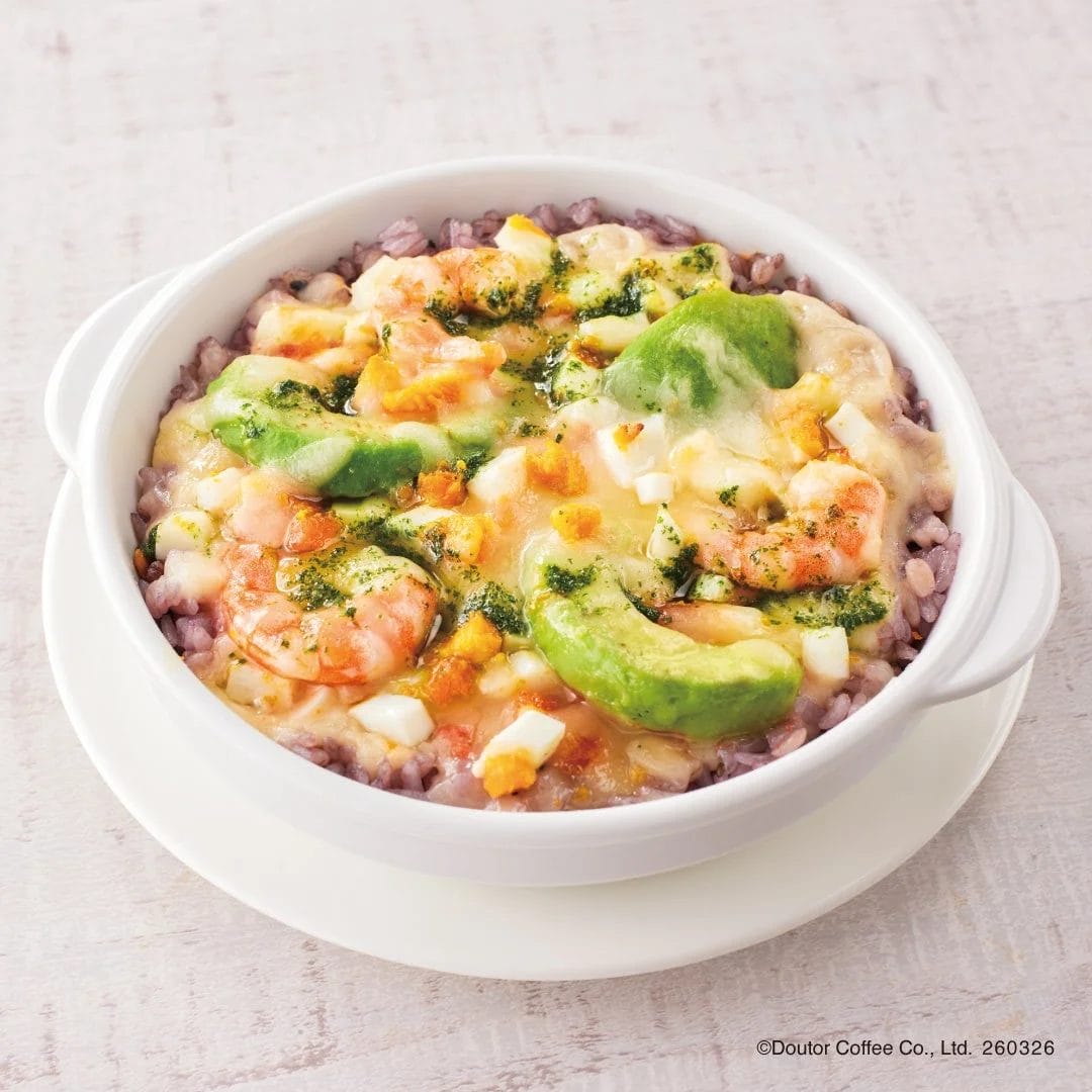 大葉香る 海老とアボカドの明太子ドリア