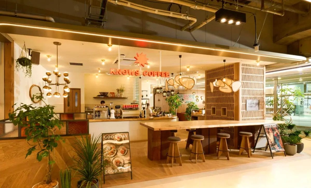 KNOWS COFFEEの店内風景