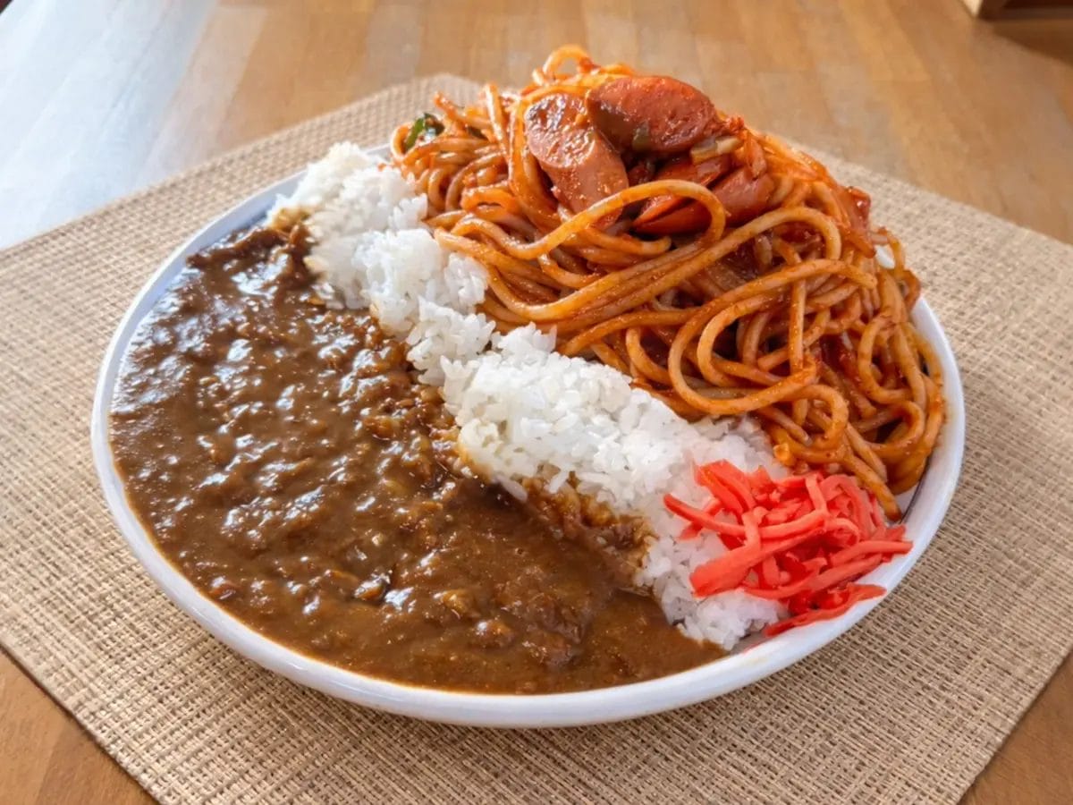 チキンカツ焼き飯