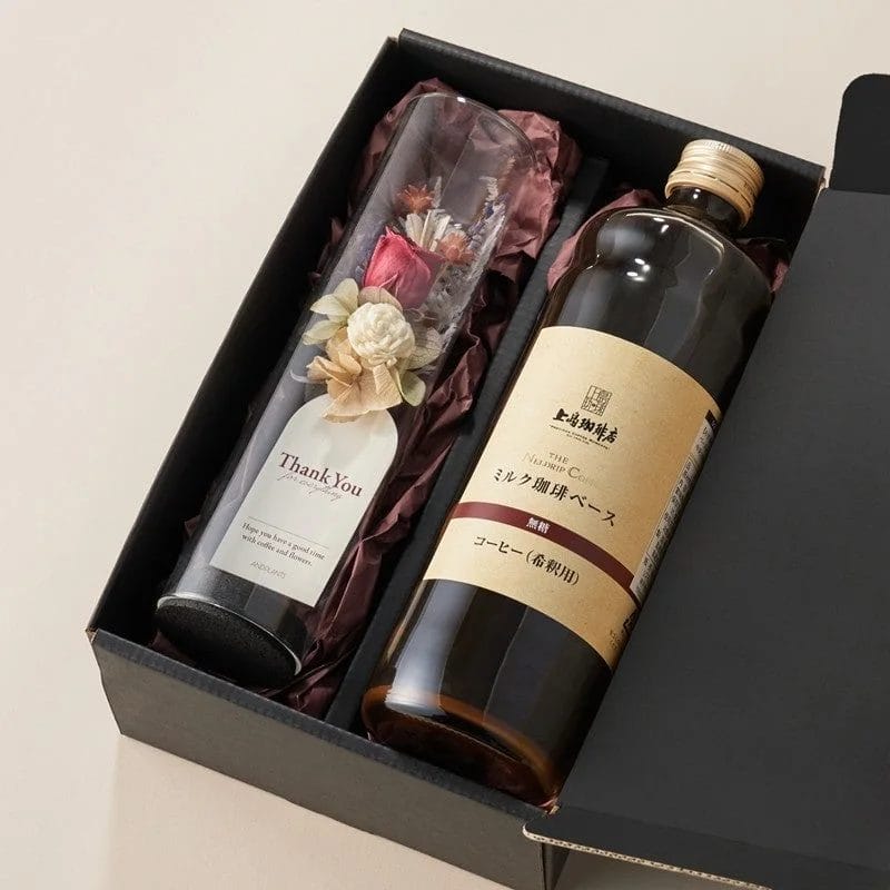 上島珈琲店ミルク珈琲ベース&フラワーギフト