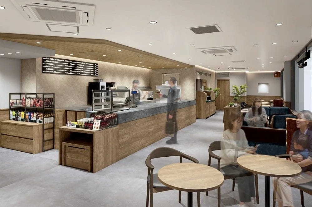 カフェ店内
